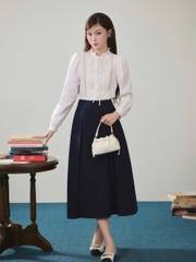 ☘️CV002- CHÂN VÁY XẾP LI CÚC BỌC XOÈ NHẸ 🌿