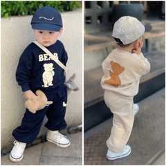 BN172-Bộ ni BABY BEAR 2 màu than'be