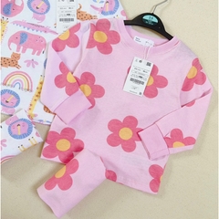 CB027- Combo 2 bộ thun zip HOA HỒNG trẻ em VNXK