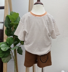 Combo 2 bộ đùi sọc cam VNXK