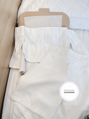 Set trắng LI-EN quần ống suông có lót