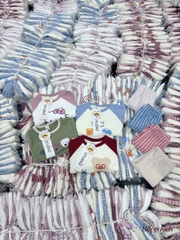 BT732- Bộ zip lông 4 màu mới phối tay