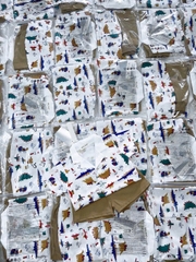 BT460- bộ áo sơ trang mi khủng long quần kaki màu be