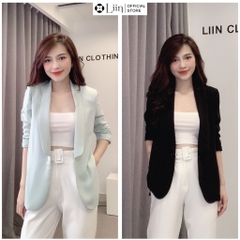 Vest vạt bầu 2 màu xanh nhạt,đen chât trượt Thái 1 lớp