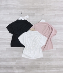 🍀 ÁO LEN DÍP LI VAI CHÉO🍓 3 màu đen,trắng,hồng