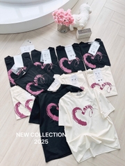 A207-ÁO thun suông trái tim Love 2 màu hàng quảng châu