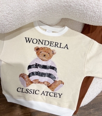 BN061- Bộ nỉ WONDERLA trẻ em VNXK