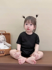 BT298-Bộ tăm HÀN màu trơn 4 màu MINKY MOM chất đẹp