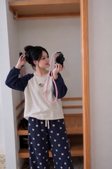 SET1065- Bộ đồ GẤU xù than be dài tay