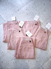 Quan034- quần jeans hồng nhạt tặng kèm đai dáng suông nấm dài 95cm