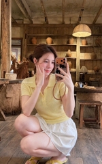 A750- Áo len dệt kim cộc tay 2 màu hồng và hàng hãng BNBB