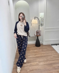 SET1065- Bộ đồ GẤU xù than be dài tay