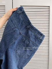 QUAN075-QUẦN JEANS ỐNG SUÔNG TÚI TRƯỚC HÀNG NHÀ MÁY