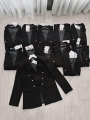 A145- Áo vest nữ  cúc đồng 2 lớp