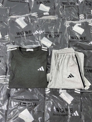 🥭🥭 SET714- BỘ NỮ D...XÁM TIÊU ÁO CỘC QUẦN BOM
