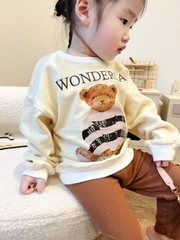 BN061- Bộ nỉ WONDERLA trẻ em VNXK