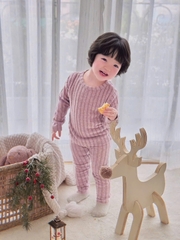 bt729- cb 2 bộ tăm lông màu trơn dáng dài