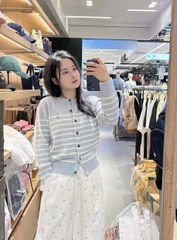 A382- Áo len kẻ ngang 2 tem y hình hàng nhà máy dày dặn