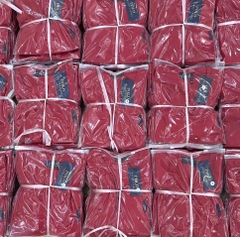 A513-Áo thun đỏ cộc tay cổ V thêu ngựa