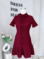 ☘️ dam150- VÁY LI CÚC BỌC 2 MẦU đỏ trắng  ☘️