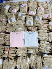 A400- Áo nỉ hoodie gấu hồng và be