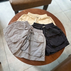 CB297- combo 3 quần gió túi hônp cạp chun màu basic trẻ em