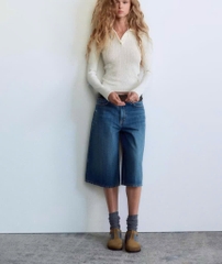 A350- Áo len thừng ôm cổ đức tay dài 3 màu