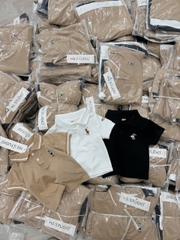 Cb342- Combo 3 áo polo trẻ em hoạ tiết thêu