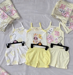 CB332- Combo 3 bôn dây bèo màu vàng bé gái  BB3