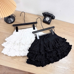 Bt576- Bộ áo dài đỏ sao bé gái chất lụa ( giá kèm quần)