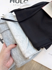 QUAN128- quần thun zip loe dáng thoải mái 3 màu