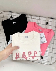 CB223-Combo 3 áo hoa cộc tay chất cotton bé gái