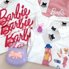 CB256-Combo 3 áo BABIES màu hồng cotton bé gái