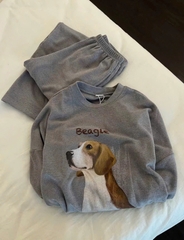 SET1082- Set xám in CÚN BEAGLE SET 🤎