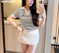 A695- áo len cộc tay cổ đức 4 màu có thêu chất đẹp