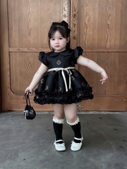 Setkid04- HÀNG THIẾT KẾ-Set váy HALLOWEEN đủ phụ kiện cho bé