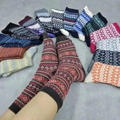 Combo 5-10 đôi tất cổ thổ cẩm cổ cao