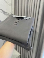 SET736-Bộ nỉ dài tay phối quần suông màu xám chất nỉ dày dặn