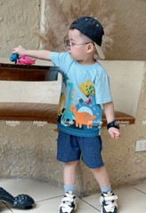 bT592- Bộ KL cổ dài quận đậm chất cotton mát