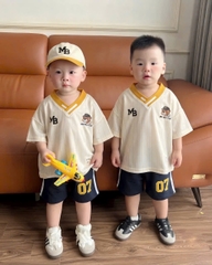 BT1005- Bộ thông hơi MINIBEBE phối vàng trắng