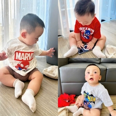 Cb336- Combo 3 áo thun Marvel. Cộc tay in pet ko nổ