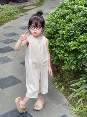 SETKID023-JUM ĐŨI THÔ ĐŨI THÊU HOA CHO BÉ GÁI