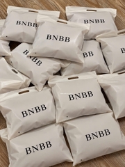 A726-BNBB Áo len cadigan kẻ trám đen xám đủ túi