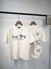 A511-Áo thun 3 MICKEY trắng in ngực in lưng