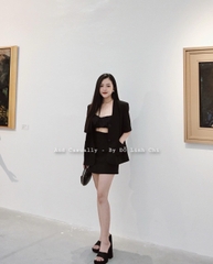 💎SET114- SET BLAZER CHÂN VÁY LI EO KÈM ÁO ☘️