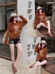 A649- Áo thun giấy cam gấu freesize
