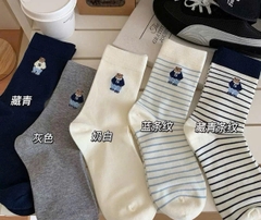Tat03- Combo 10 đôi tất cao cổ gấu