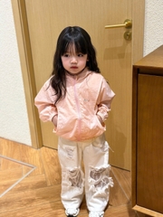 aokid023-Áo gió nhăn 4 màu 1 lớp chất mềm đẹp