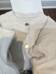 A392-Áo cadigan len be cúc đồng hàng Quảng Châu