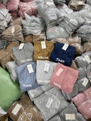 A262- Áo nắng dáng dài 120cm chất Cotton Umi 8 màu mũ chùm S 43-52kg  ,M 52-57kg , L 57-62kg